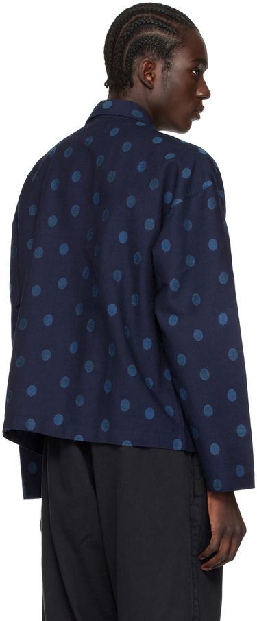 Košeľa YMC YMC PJ Jacquard Shirt Navy | P2VMH, 2