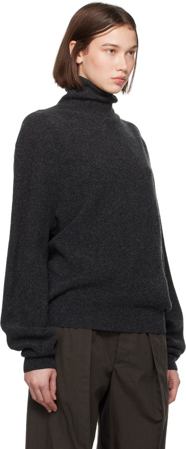 Sveter LEMAIRE LEMAIRE Ribbed Turtleneck Sweater Šedá | TO1315 LK1026, 1
