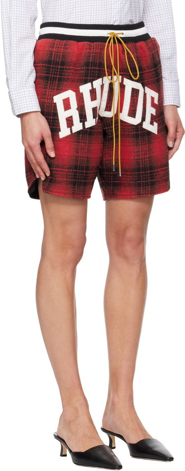 Šortky Rhude Flannel 'Rhude' Collegiate Court Logo Shorts Rôznofarebný | RHPF25SH01735, 1