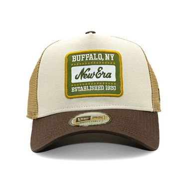 Šiltovka New Era New Era Patch Canvas 9FORTY Trucker Cap One Size (56-59 cm) Hnedá | 60603674, 1