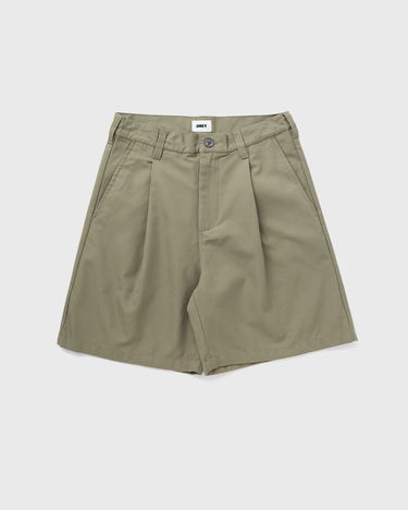 Šortky OBEY Oliver Pleated Shorts Zelené | 172100098-MMD, 1