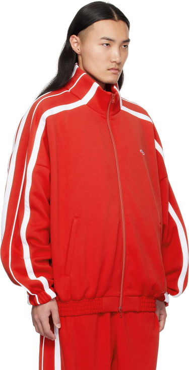 Súprava VETEMENTS Vetements Oval Logo Gym Track Jacket Červená | UA66JA360R, 1