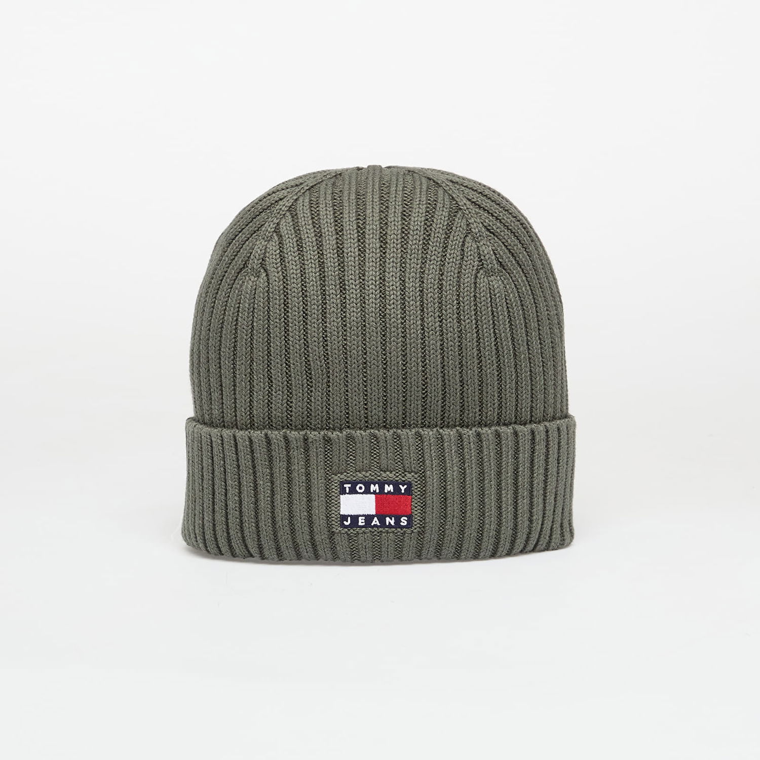 Kulicha Tommy Hilfiger Hat Tommy Jeans Heritage Core Beanie Pewter Green Universal Zelené | AM0AM13669 MRH, 0