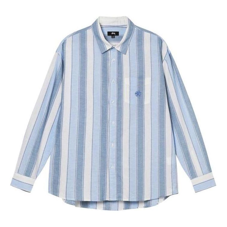 Košeľa Stüssy Stussy Wide Striped Shirt Modrá | 1110239, 0