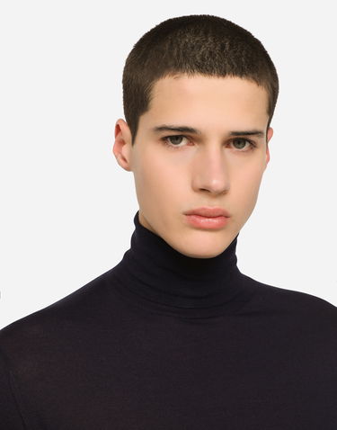 Sveter Dolce & Gabbana Cashmere And Silk Turtle-Neck Sweater Čierna | GXL03TJDMS4B6712, 3