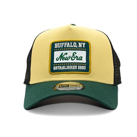 Šiltovka New Era New Era Patch Canvas 9FORTY Trucker Hat Žltá | 60603672, 1