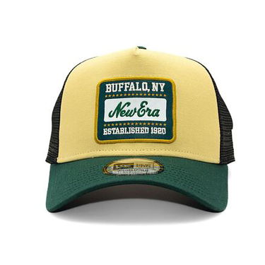 Šiltovka New Era New Era Patch Canvas 9FORTY Trucker Hat Žltá | 60603672, 1