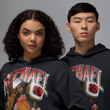 Mikina Jordan Jordan Flight Fleece Graphic Print Hoodie Čierna | HJ4396-045, 2