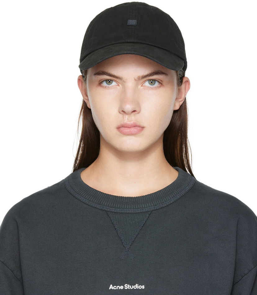 Šiltovka Acne Studios Patch Cap Čierna | C40201-