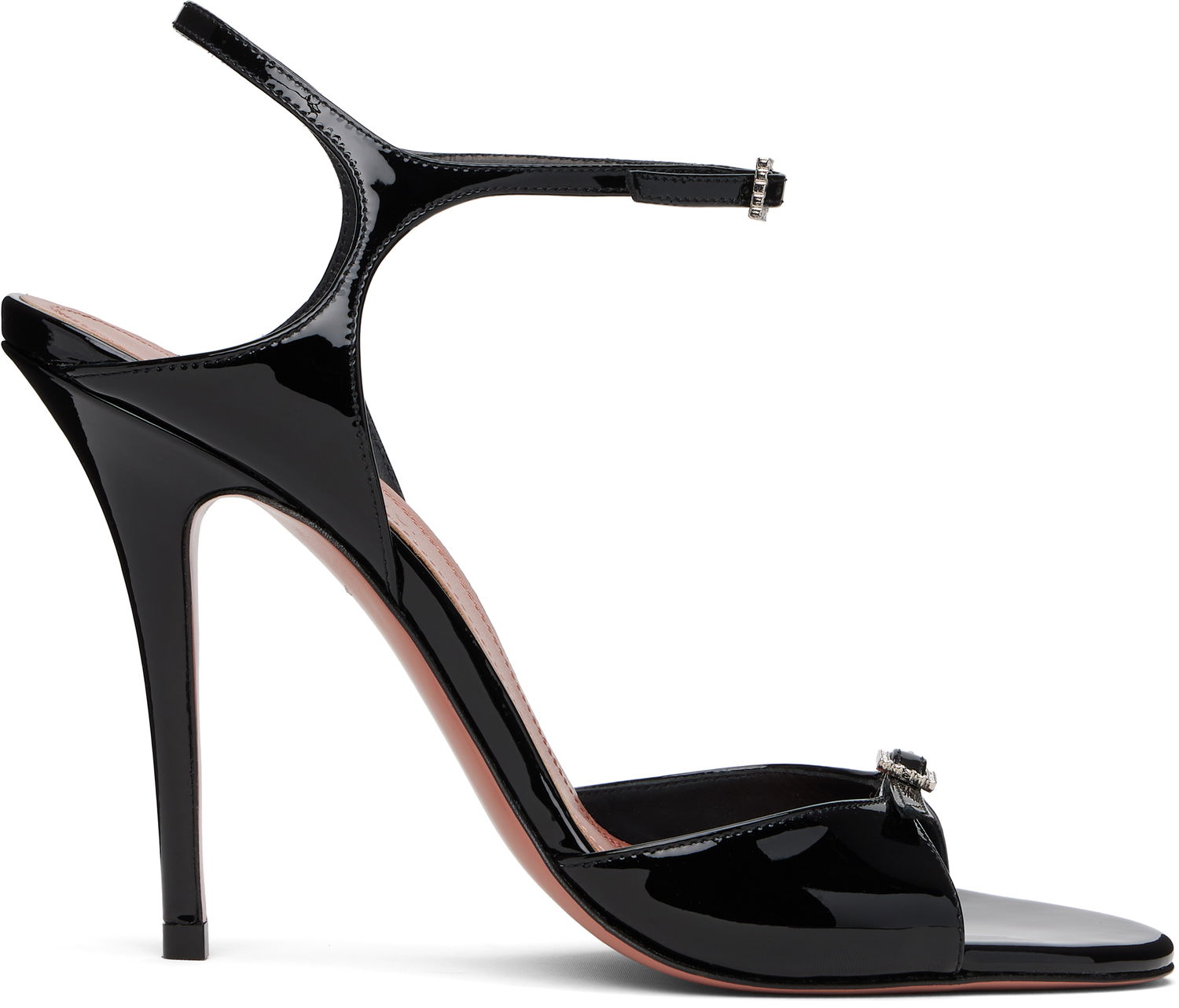 Doplnky Amina Muaddi Amina Muaddi Adut Heeled Sandals Čierna | ADUT SANDAL, 0
