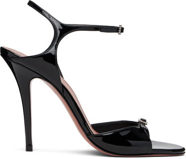 Doplnky Amina Muaddi Amina Muaddi Adut Heeled Sandals Čierna | ADUT SANDAL, 0