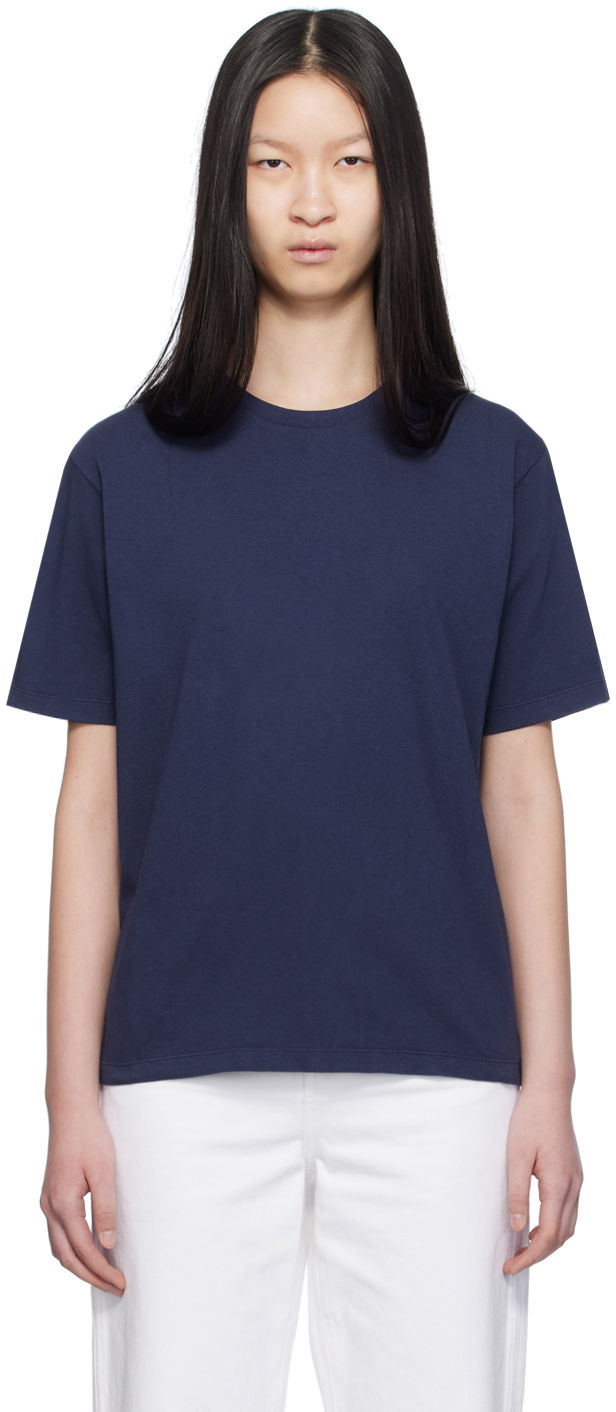Tričko Khaite Mae T-Shirt Modrá | 2196138, 0