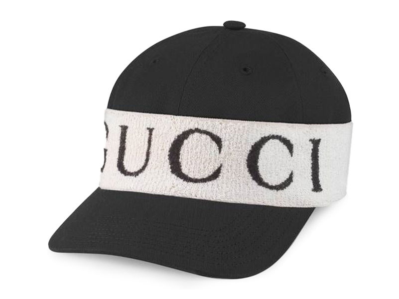 Šiltovka Gucci Logo Band Baseball Cap Čierna | 492545 4HC56 1077, 0