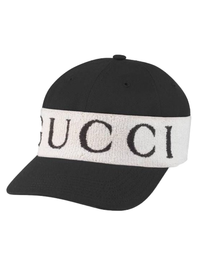 Šiltovka Gucci Logo Band Baseball Cap Čierna | 492545 4HC56 1077
