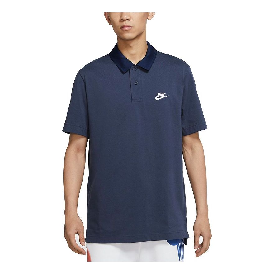 Polo tričko Nike Sportswear Athleisure Short Sleeve Polo Shirt Modrá | DD4713-437, 0