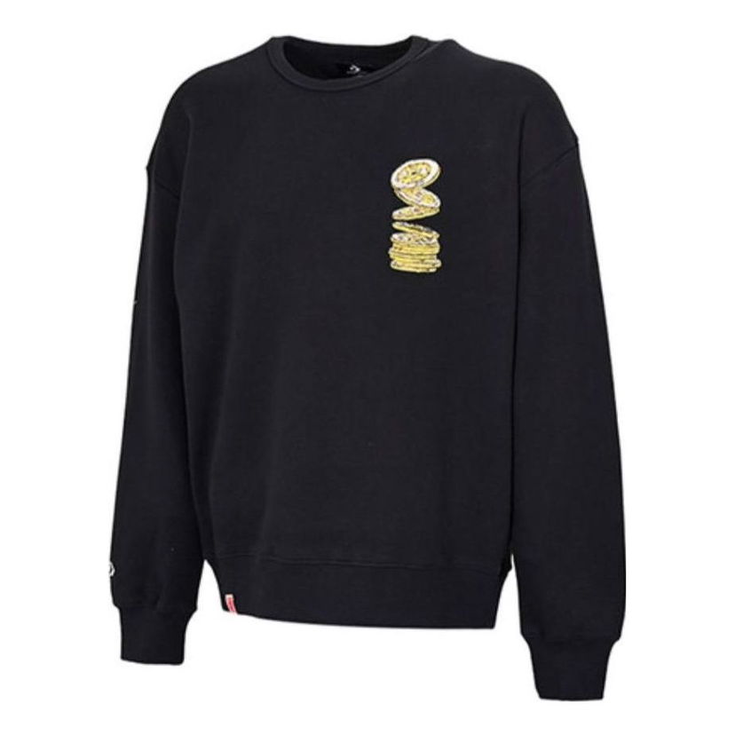 Sveter Converse Graphic Crew Sweatshirt Čierna | 10025505-A03
