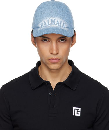 Šiltovka Balmain Denim Cap Modrá | GH1XA562DG11, 0