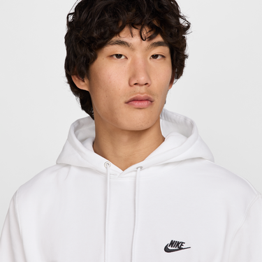 Mikina Nike Nike Club Fleece Hoodie Biela | FN3859-100, 4