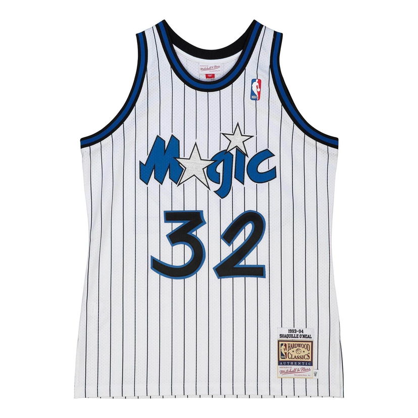 Dres Mitchell & Ness NBA Orlando Magic 1993-94 Shaquille O'Neal 32 Jersey Biela | AJY4CP19158-OMAWHIT93SON