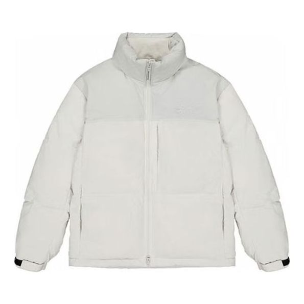 Prešívaná bunda New Balance Winter Puffer Coat Biela | NPD49011-LGR