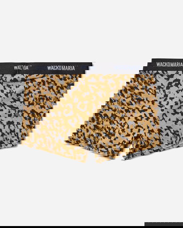 Boxerky WACKO MARIA Wacko Maria Leopard Boxer Briefs Hnedá | WMGP-BR12 BEIGE, 2
