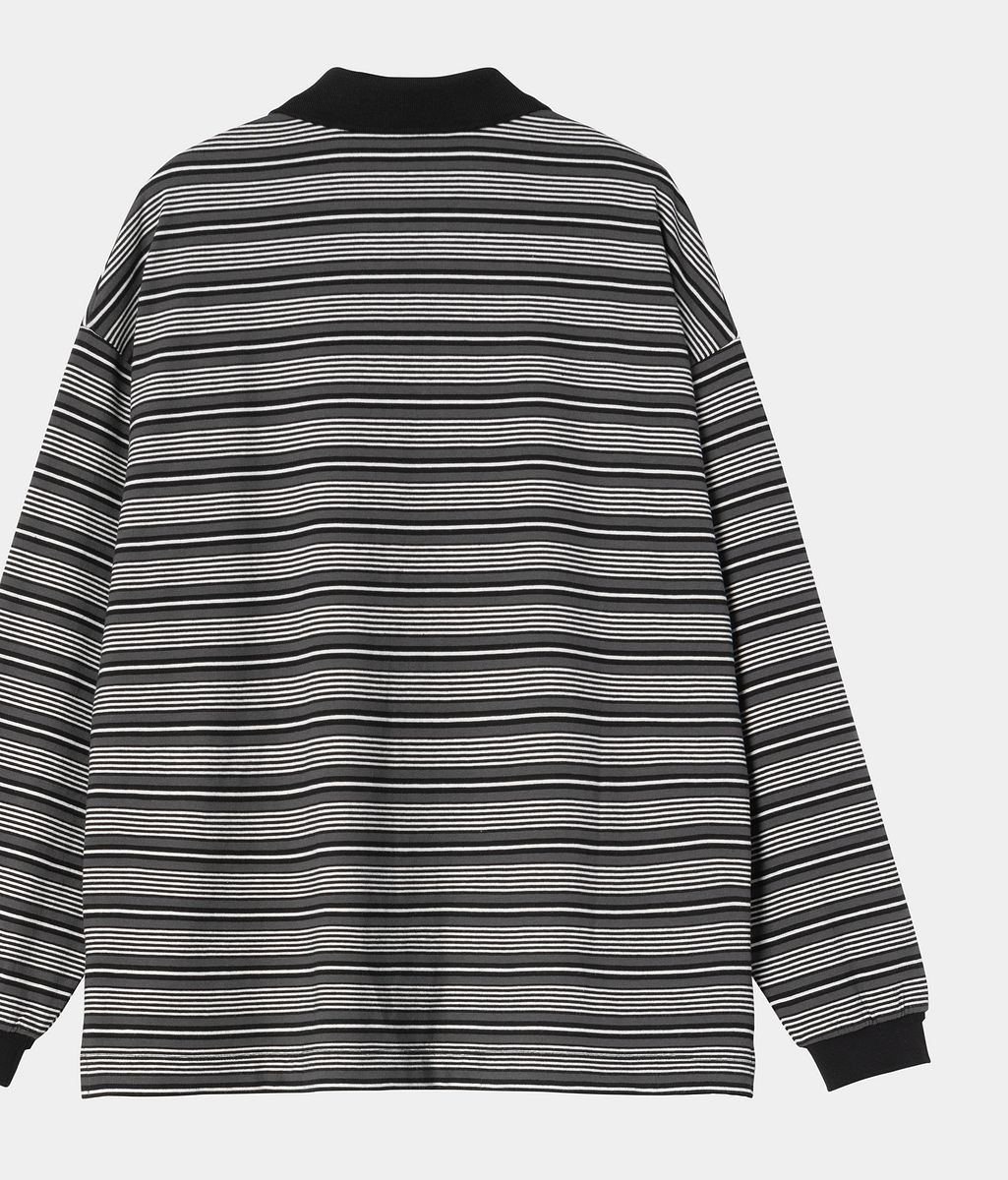 Polo tričko Carhartt WIP Long Sleeve Striped Polo Shirt Rôznofarebný | I035530_5, 1