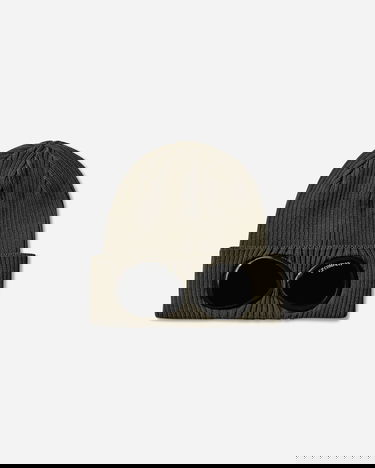 Kulicha C.P. Company Cotton Goggle Beanie Zelené | RSCMAC747A-000727A 683, 2