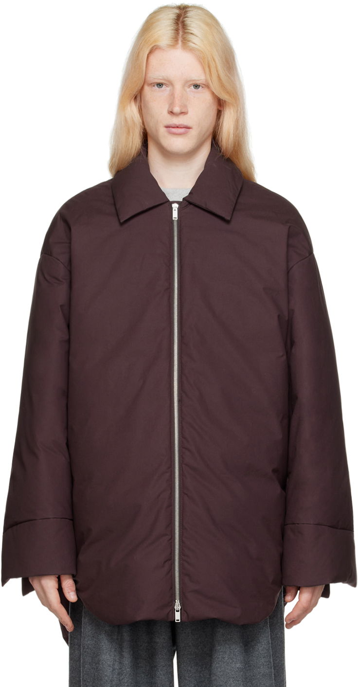 Bunda Jil Sander Shirt Down Jacket Vínová | J47AF0122_J45153, 0