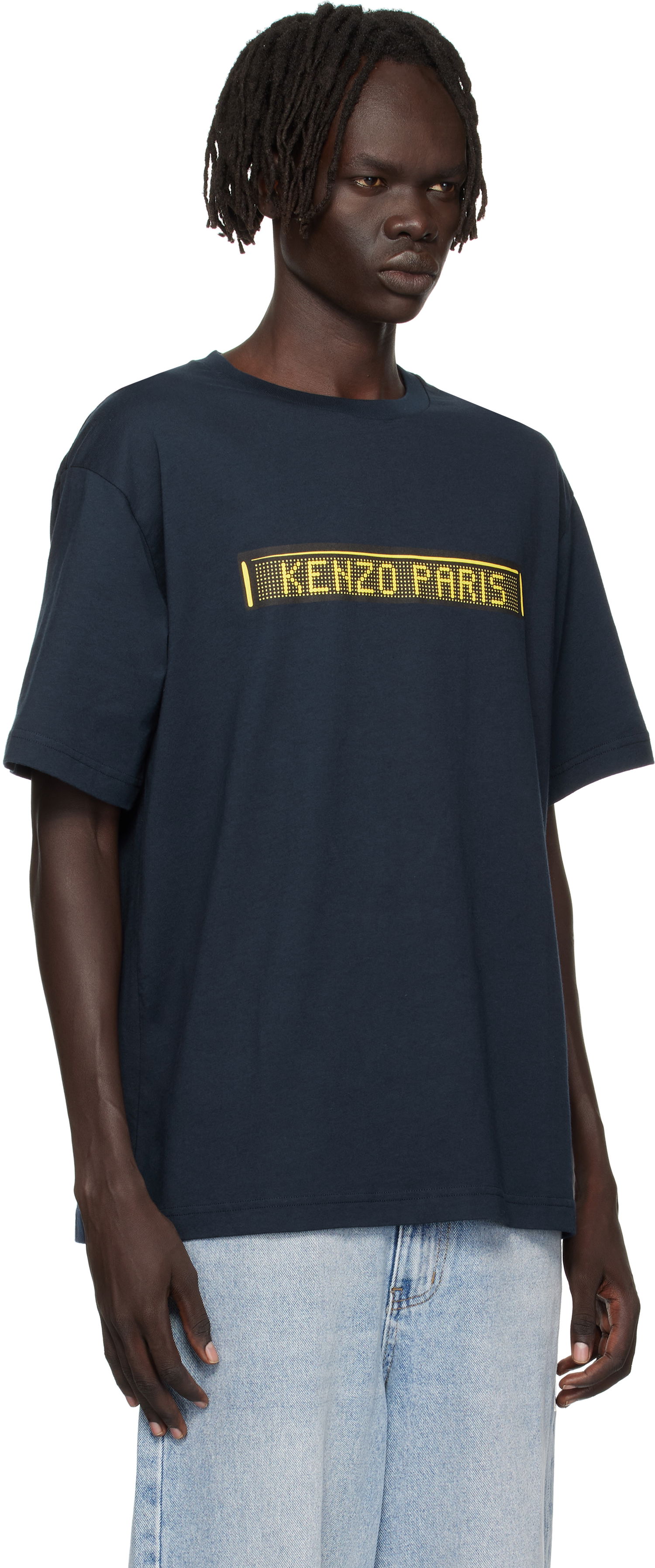 Tričko KENZO Kenzo 'KENZO City' Oversized T-Shirt Navy | FF65TS4534SG, 1
