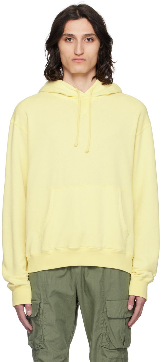 Mikina John Elliott Vintage Fleece Hoodie Žltá | B273D53112A, 0