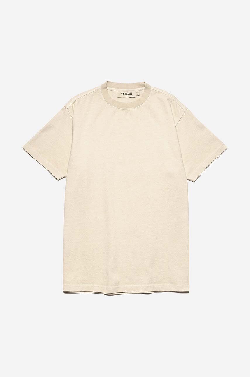 Tričko TAIKAN Plain Heavyweight Béžová | TT0001-CRM, 1