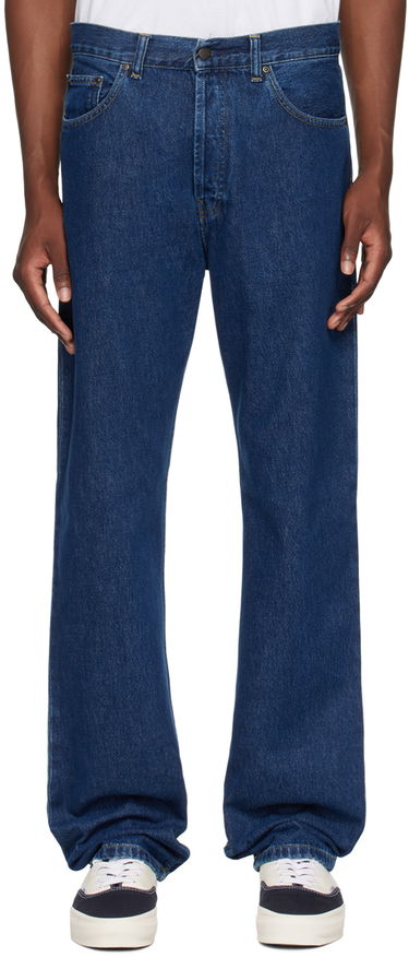 Džínsy Carhartt WIP Nolan Straight-Leg Jeans Navy | I033006, 0