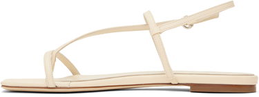 Doplnky Aeyde Aeyde Ella Leather Toe-Post Sandals Béžová | A11-FS-BERS8MFL-0121-100-007, 2