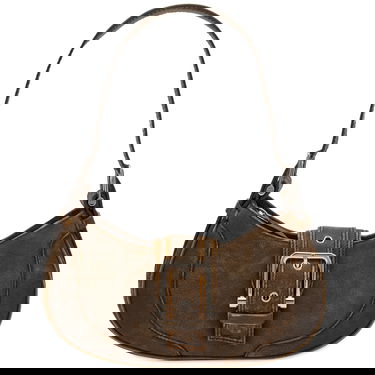 Taška cez rameno OSOI Vintage Brown Brocle Shoulder Bag Hnedá | 23SB050-02-13, 0