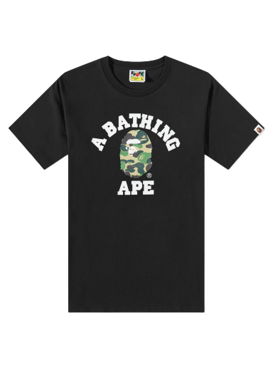 Tričko BAPE Abc Camo College T-Shirt Čierna | 001TEJ801008M-BLG