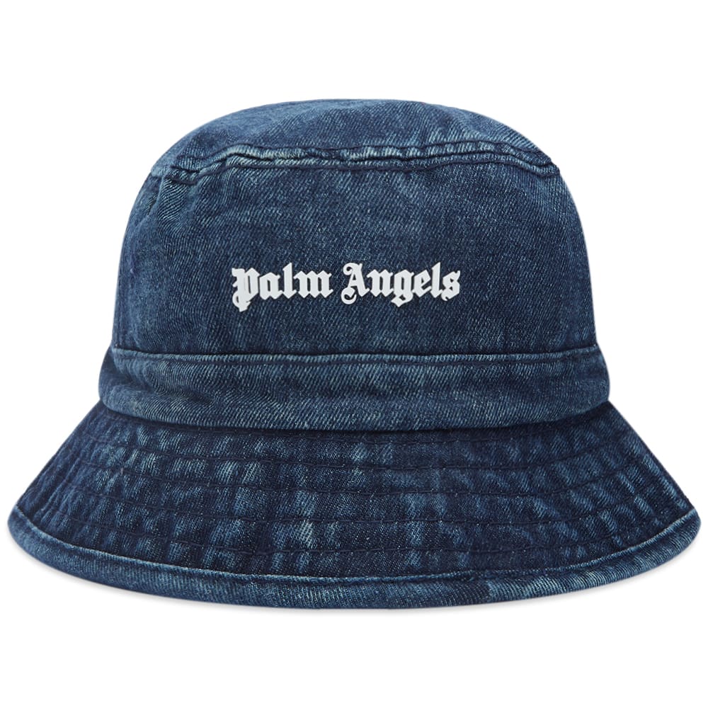 Denim Logo Bucket Hat