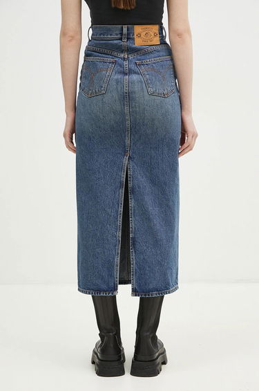 Sukňa Fiorucci Denim Midi Skirt Modrá | W01FPDSK176DN01DN02, 2