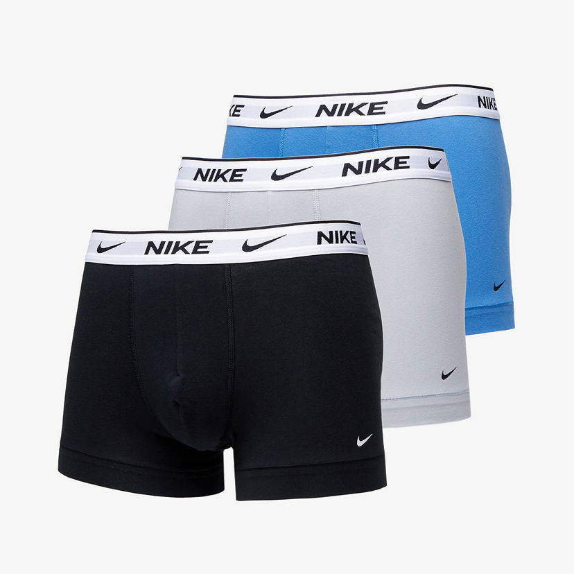 Spodná bielizeň a ponožky Nike Dri-FIT Everyday Cotton Stretch Trunk 3-Pack Rôznofarebný | 0000KE1008-F8G