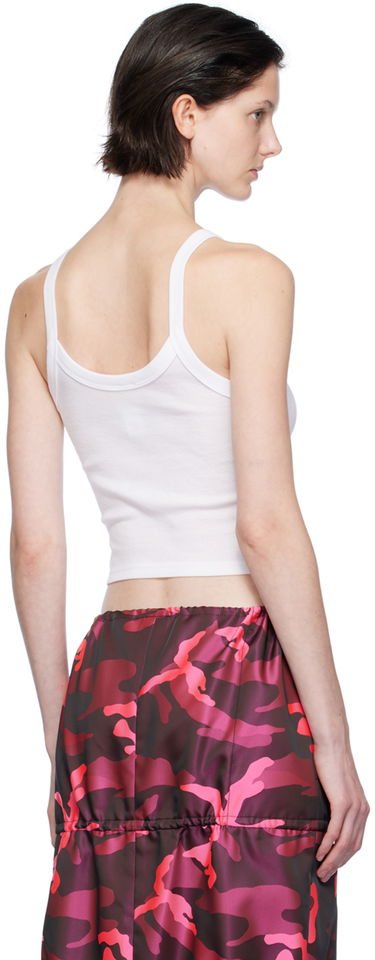 Tielko Anna Sui Graphic Print Cropped Tank Top Biela | T1024A20, 2
