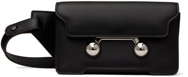 Ľadvinka Marni Marni Leather Trunkaroo Crossbody Bag Čierna | MUMQ0022U0 P6948, 0