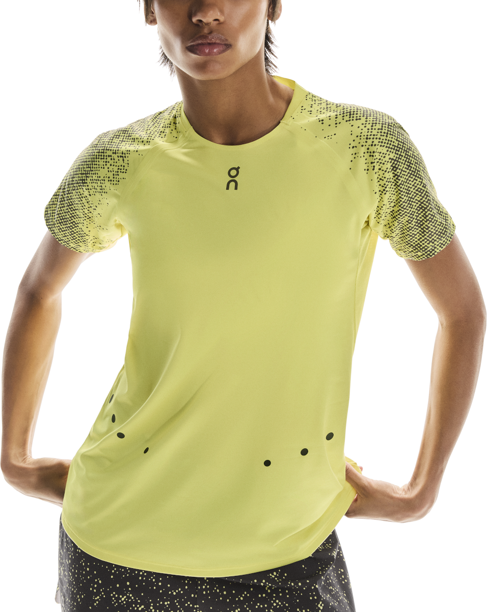 Tričko On Running Ultra-T Short Sleeve Running T-Shirt with Dotted Pattern Žltá | 1wf30143980, 0