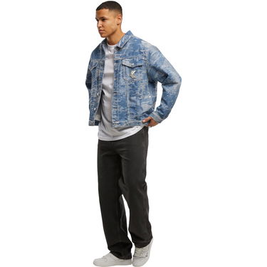 Bunda Karl Kani Og K Distress Camo Os Denim Jacket M Modrá | 60710032, 3