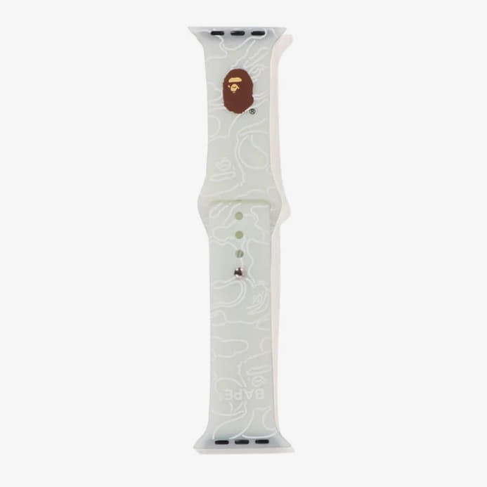 Hodinky BAPE Bathing Ape Camo Watch Band Biela | 001GDL301055MWHT, 0