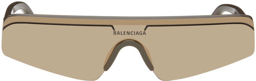 Slnečné okuliare Balenciaga Ski Rectangle Sunglasses Béžová | BB0003S-012, 0