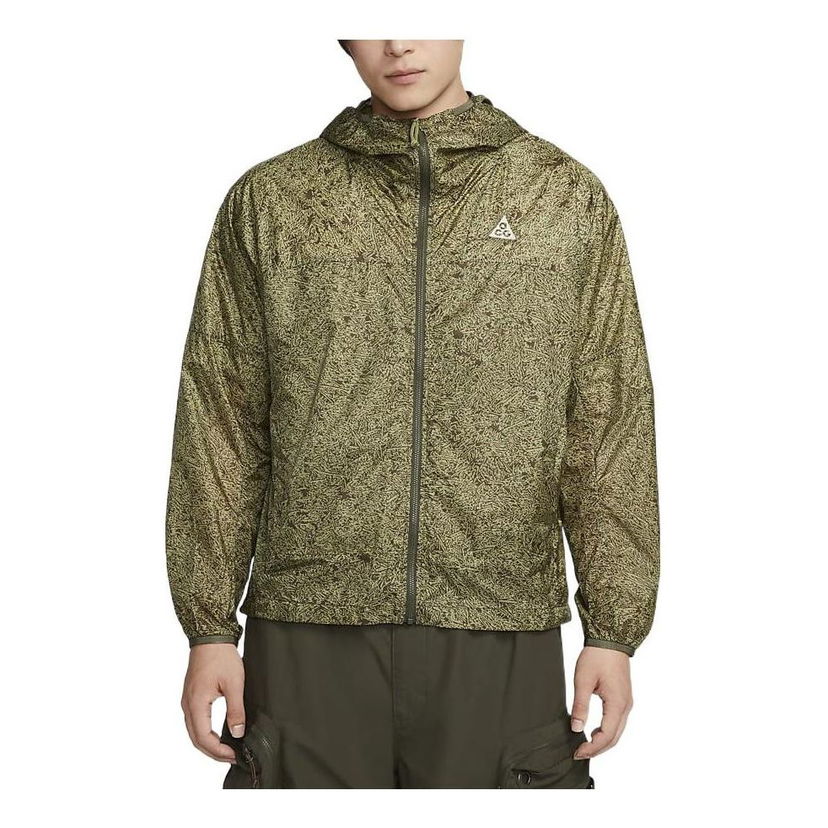 Vetrovka Nike ACG ACG Cinder Cone Hooded Zipped Jacket Zelené | DO6269-334