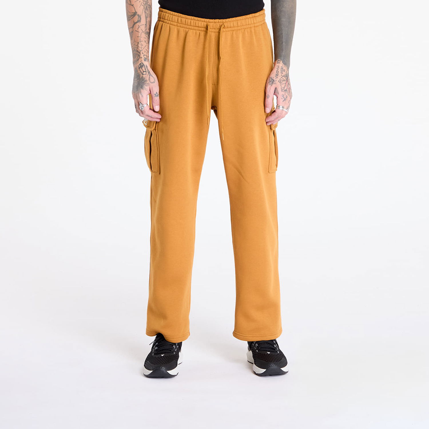 Tepláky Under Armour Sweatpants Project Rock Icon Fleece Pant Tools Yellow Ochre/ Silt M Oranžová | 1386903-707, 0