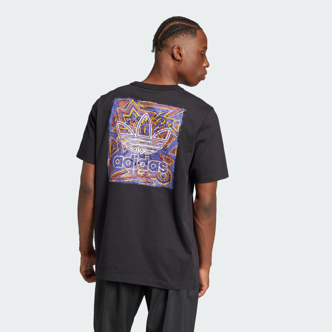 Tričko adidas Originals 90s Graphic Print Čierna | JN1279, 1