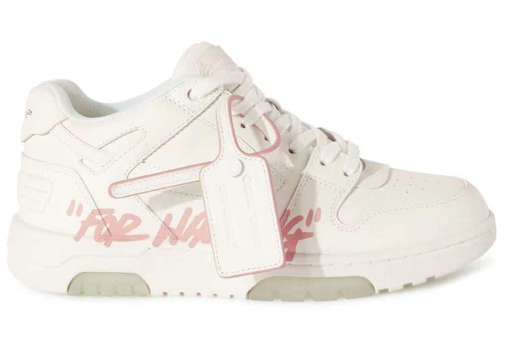 Tenisky a topánky Off-White Out Of Office ''For Walking'' White Pink (Women's) Biela | OWIA259C99-LEA007-0130, 0