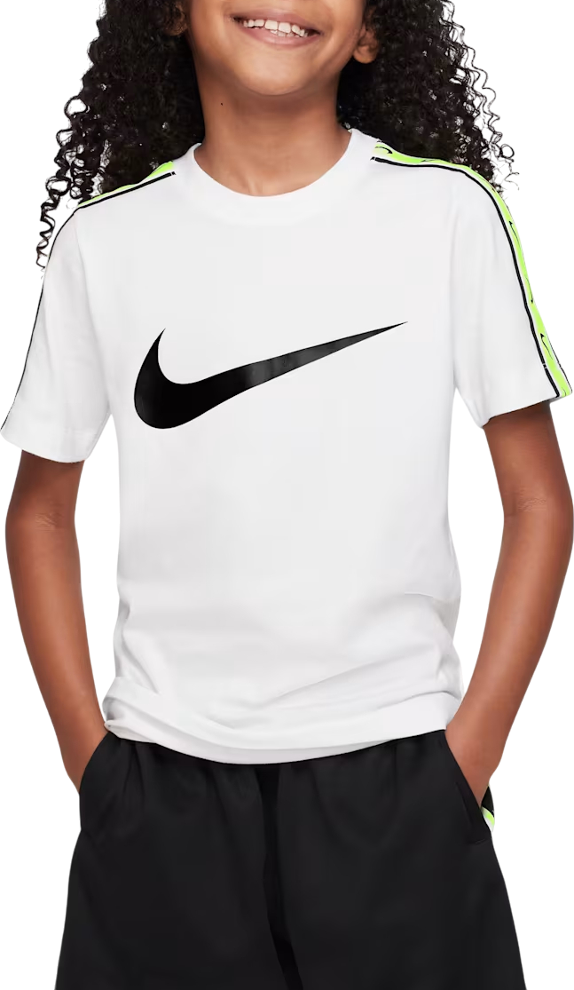 Tričko Nike Swoosh Repeat T-shirt Biela | dz5628-122