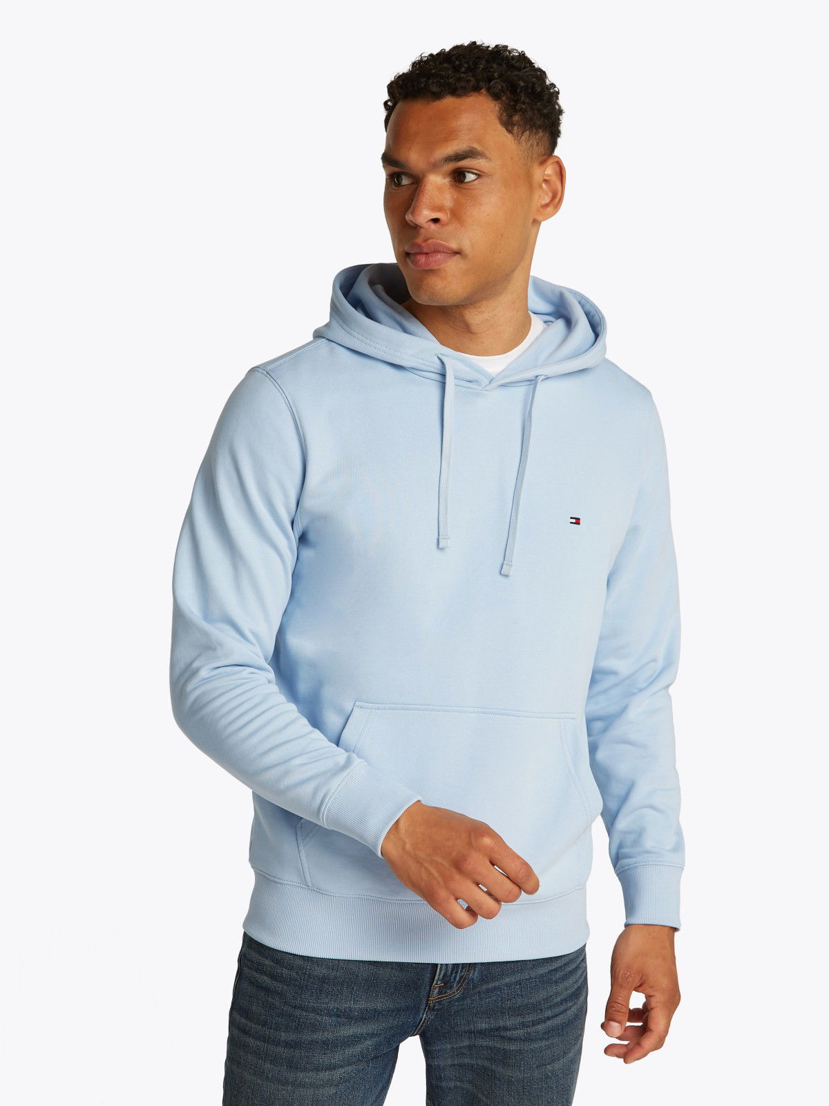Mikina Tommy Hilfiger Tommy Hilfiger Essential Terry Hoodie Modrá | MW0MW37235C1O, 0